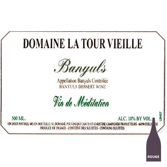 Banyuls Vin de Méditation - La Tour Vieille